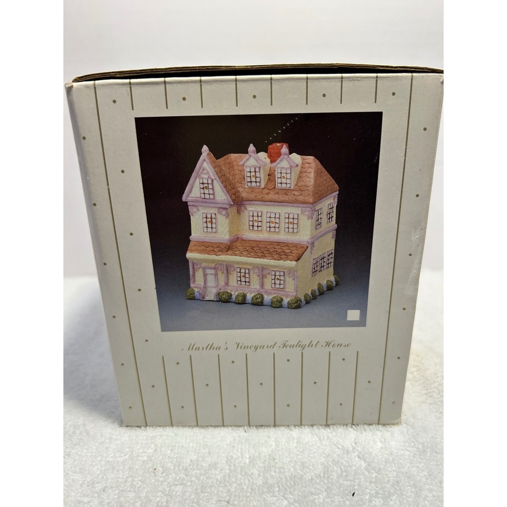Karen Carson Creations‎ Martha's Vineyard Tealight House MV65001 Ceramic Cottage - Picture 6 of 6